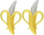 Nuby Nananubs Banana Massaging Toothbrush, Yellow